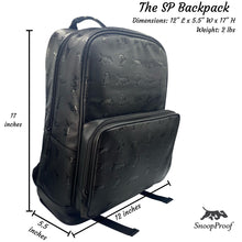 Load image into Gallery viewer, The SP BackPack in All Black Vegan Leather