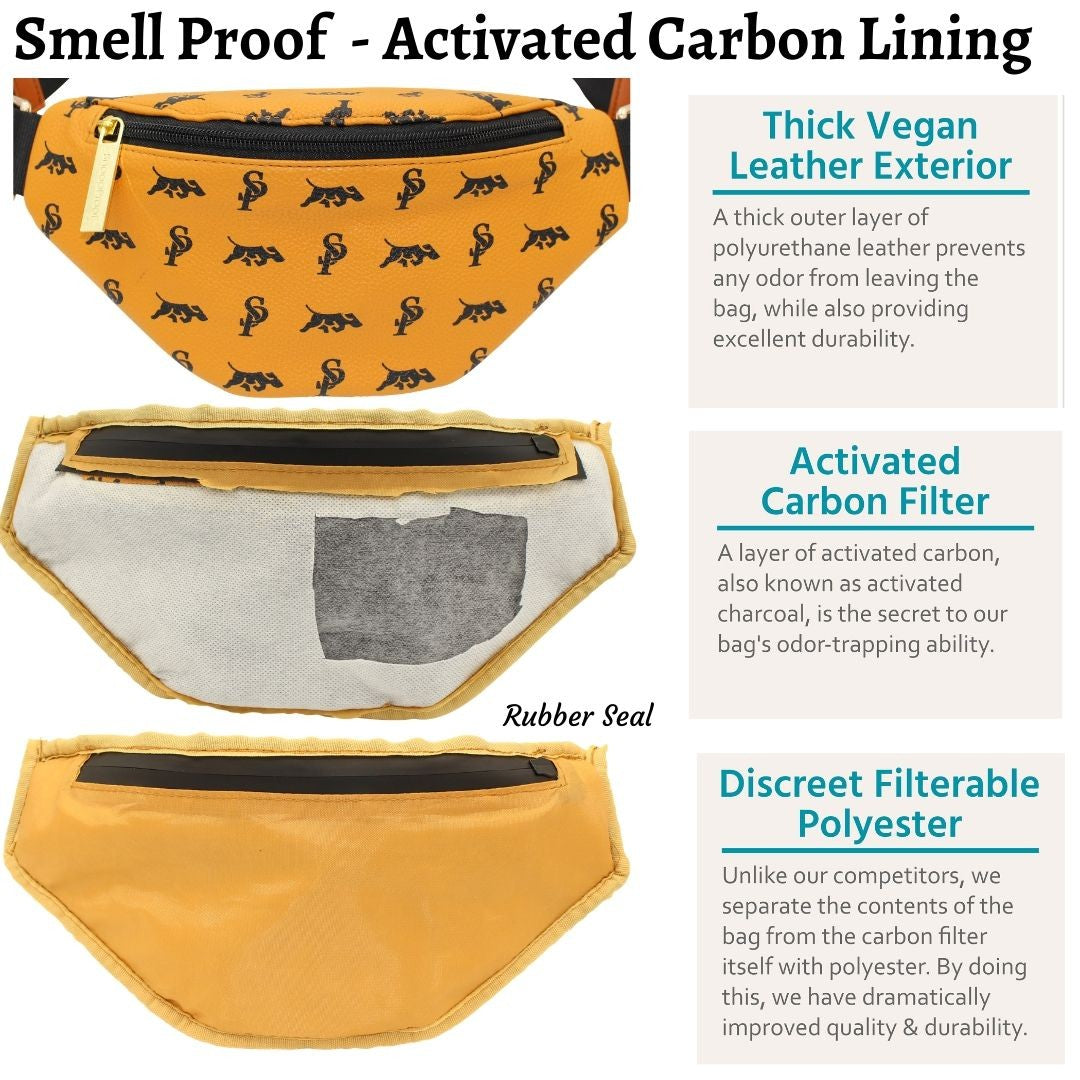 Elusive 2.0 in Tiger Orange - Smell Proof Belt Bag