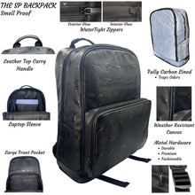 Load image into Gallery viewer, The SP BackPack in All Black Vegan Leather