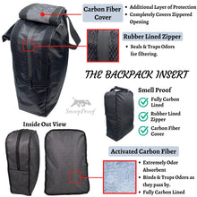 Load image into Gallery viewer, The SP Backpack Insert Smell Proof Backpack Insert