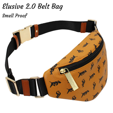 Elusive 2.0 in Tiger Orange - Smell Proof Belt Bag-Fanny Pack-Snoopproofbags