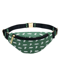 Load image into Gallery viewer, Elusive 2.0 Belt Bag in Green &amp; White - Smell Proof Belt Bag