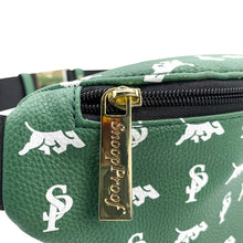 Load image into Gallery viewer, Elusive 2.0 Belt Bag in Green &amp; White - Smell Proof Belt Bag