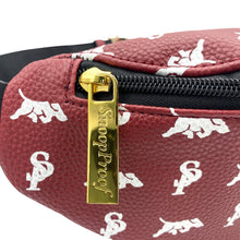 Load image into Gallery viewer, Elusive 2.0 Belt Bag in Maroon &amp; White - Smell Proof Belt Bag
