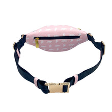 Load image into Gallery viewer, Elusive 2.0 Belt Bag in Pink &amp; White - Smell Proof Belt Bag