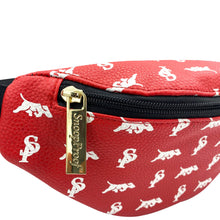 Load image into Gallery viewer, Elusive 2.0 Belt Bag in Red &amp; White - Smell Proof Belt Bag