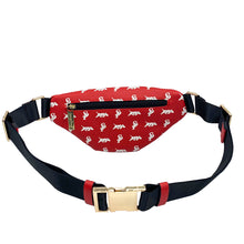 Load image into Gallery viewer, Elusive 2.0 Belt Bag in Red &amp; White - Smell Proof Belt Bag