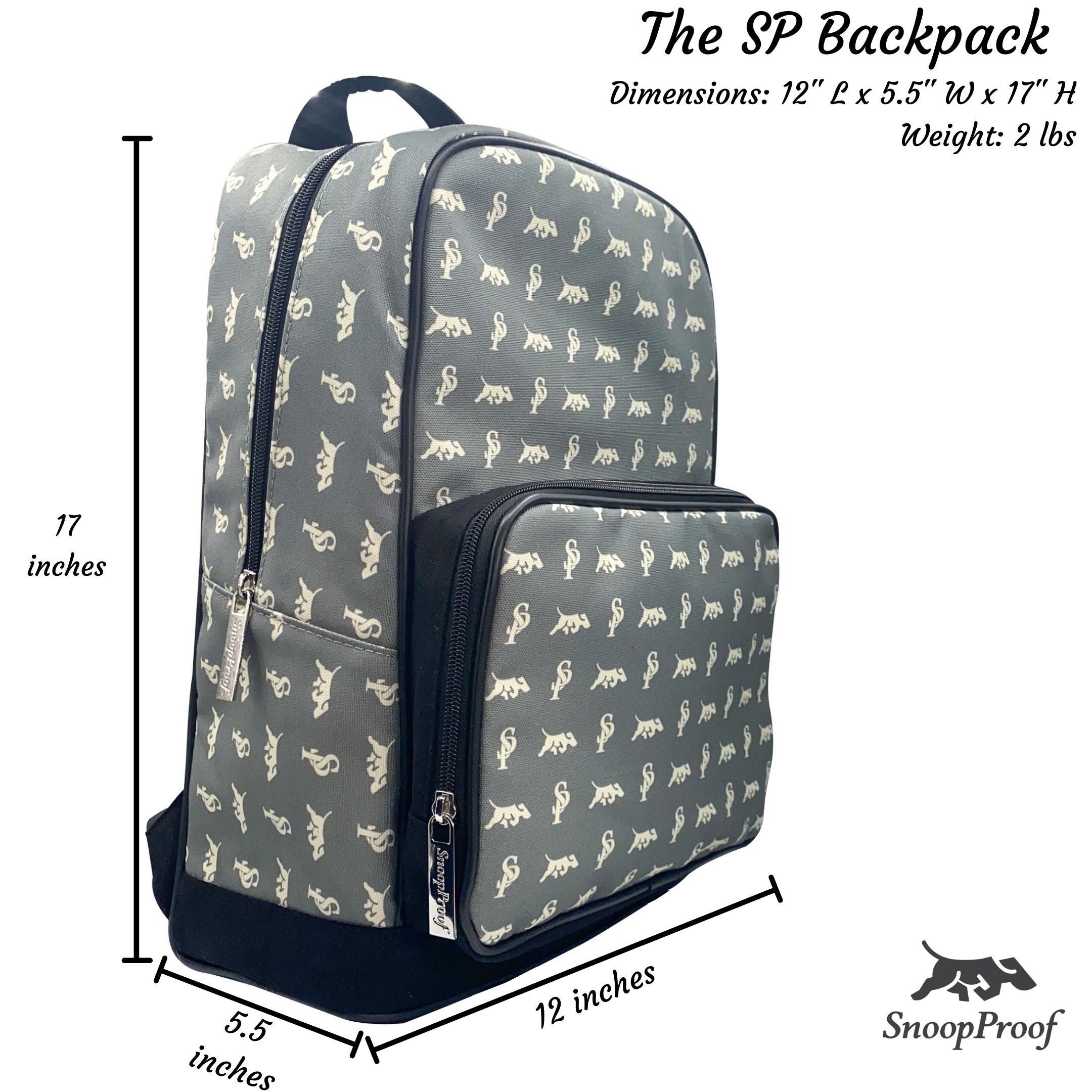 The SP BackPack in Grey & White