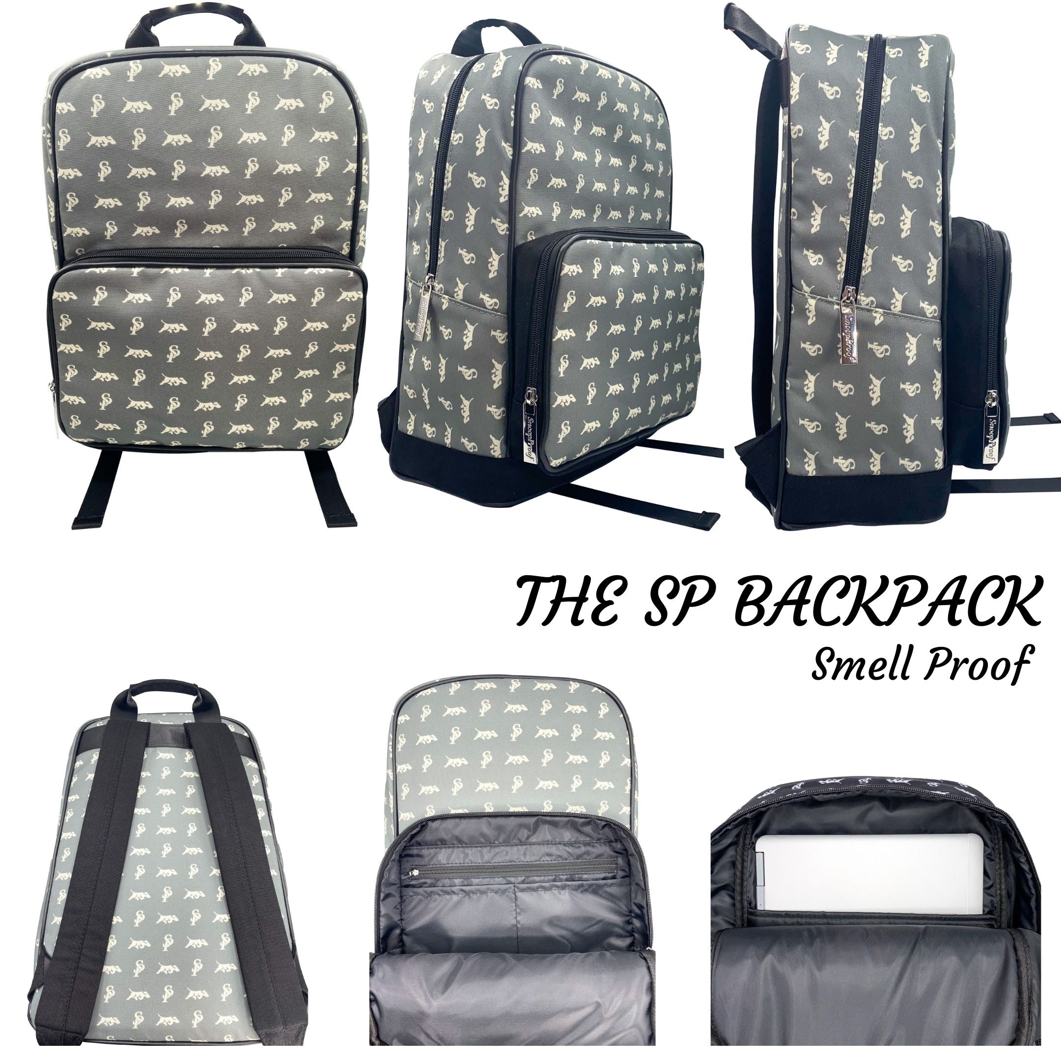 The SP BackPack in Grey & White