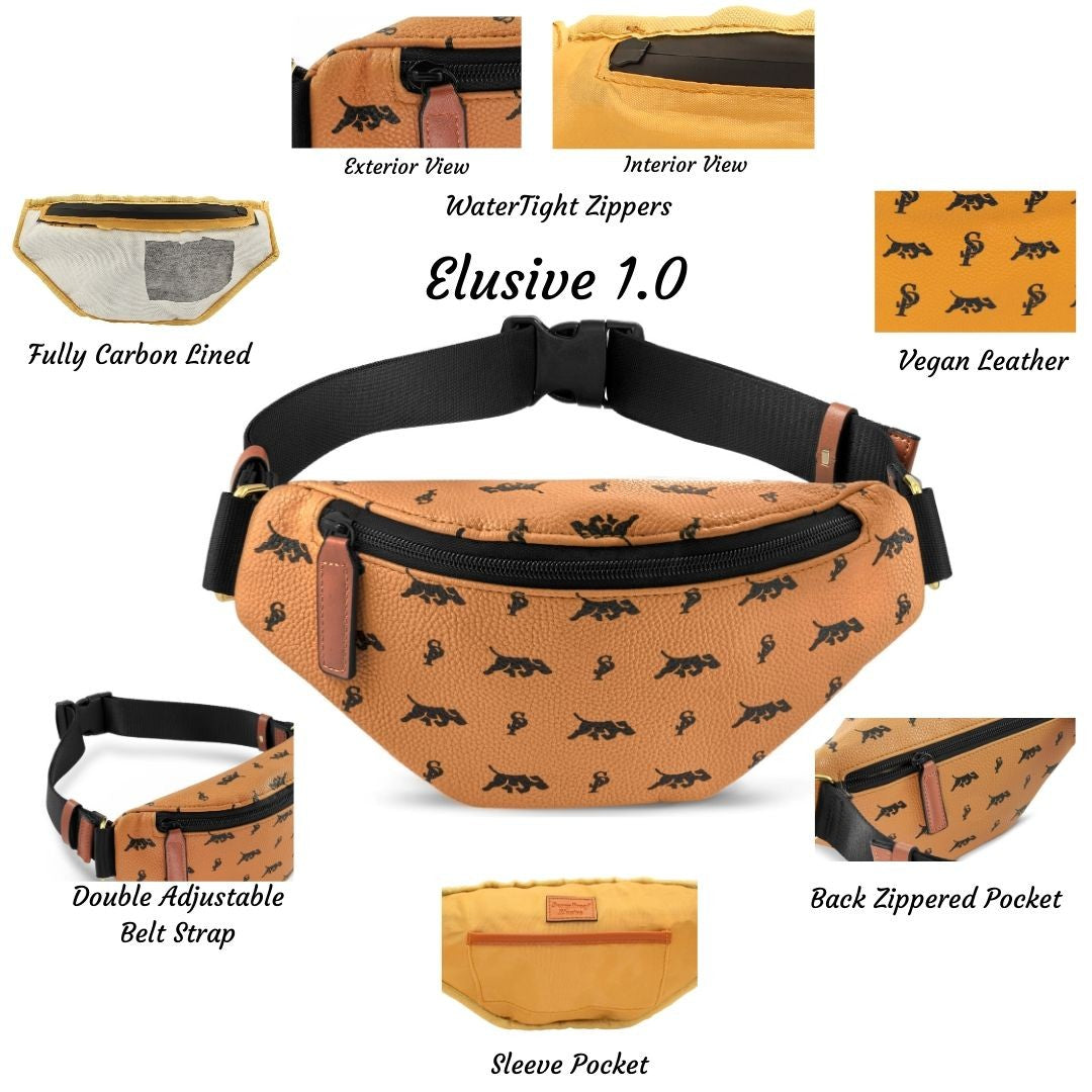 Elusive 1.0 in Tiger Orange - Smell Proof Belt Bag