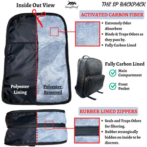 The SP BackPack in All Black Vegan Leather